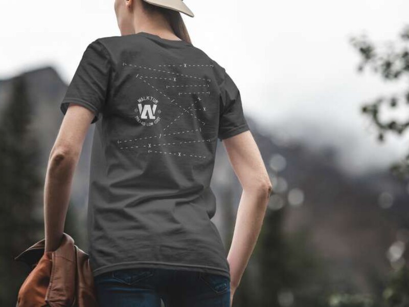 Camiseta Cinza Costas - COD: W002 - R$ 35,00