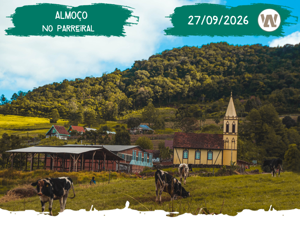 Pé na Colônia – Almoço no Parreiral – 27/09/2026